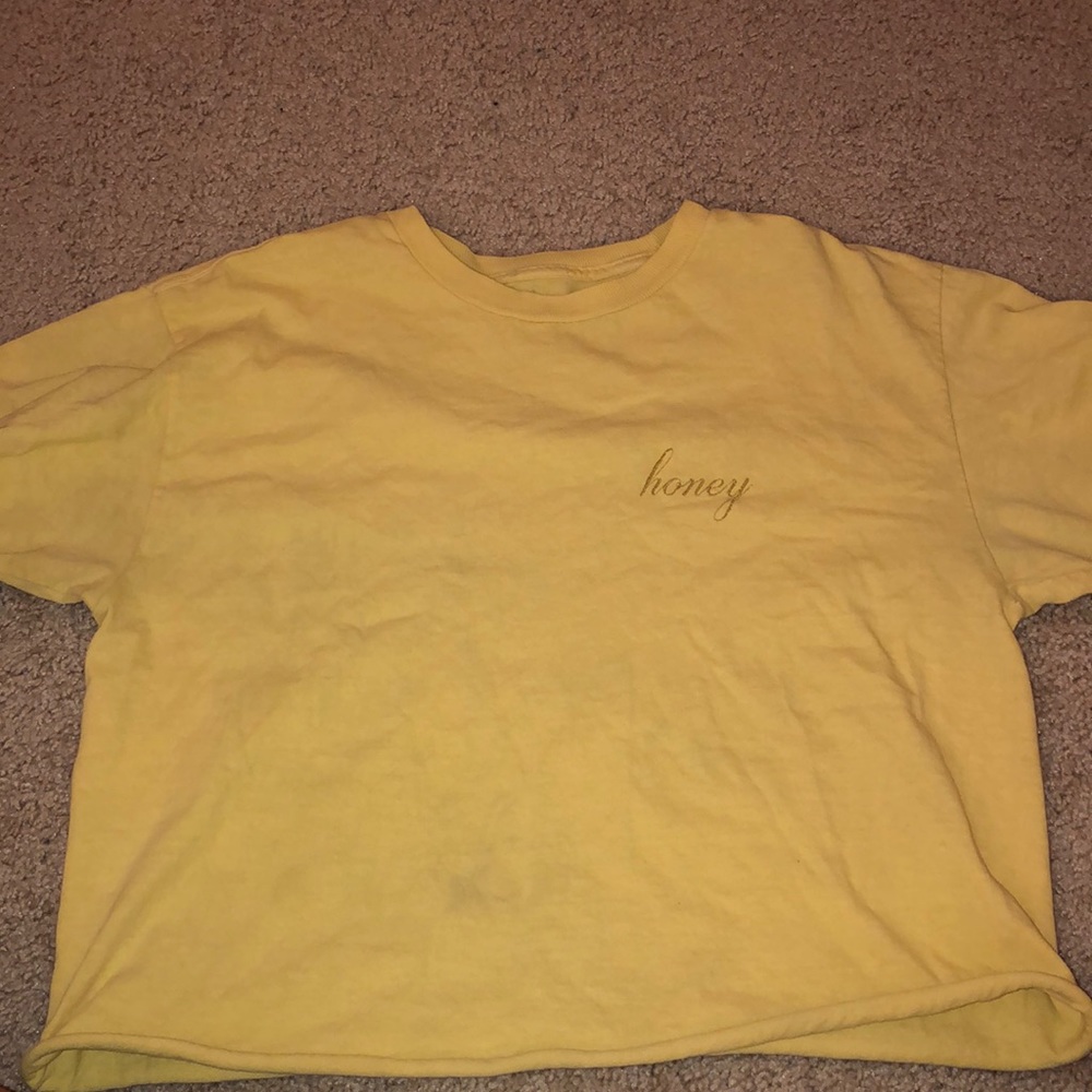 Yellow honey t shirt
